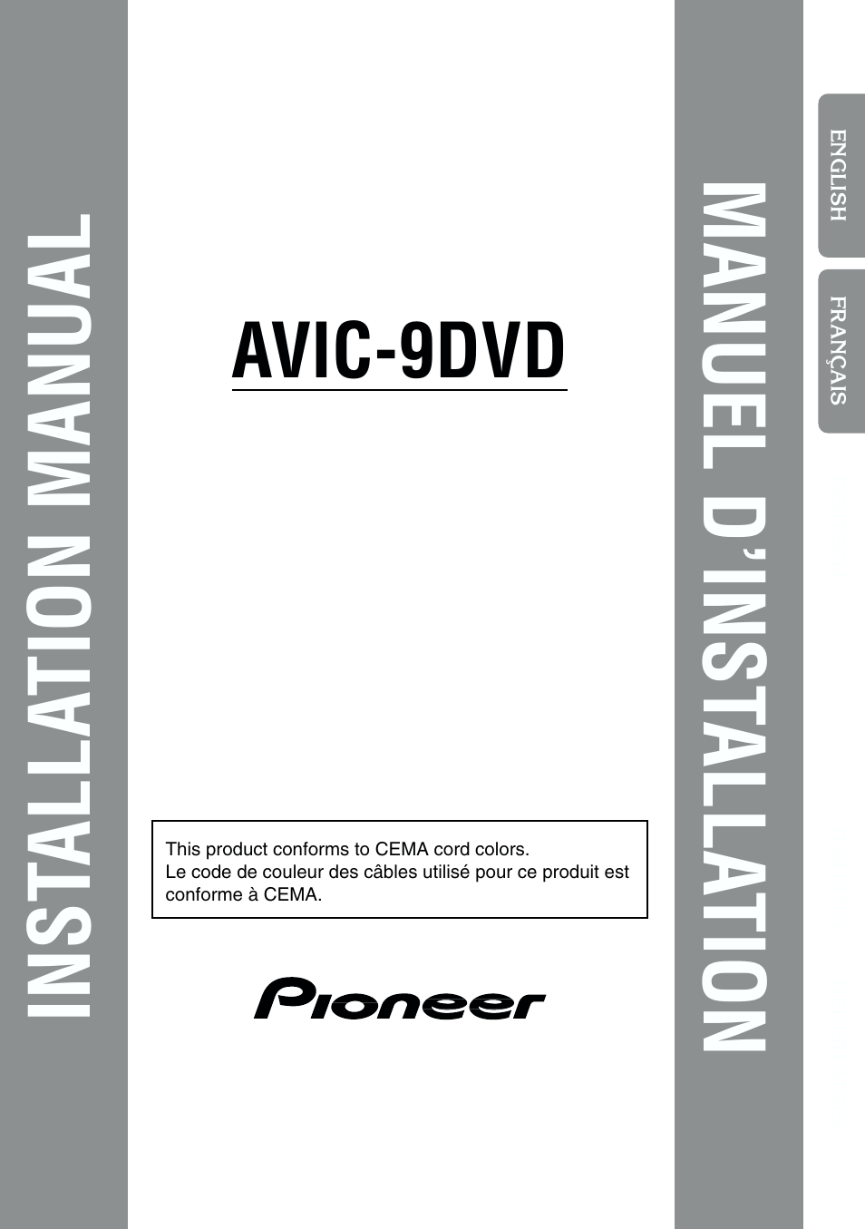 Pioneer AVIC-9DVD Manuel d'utilisation | Pages: 62