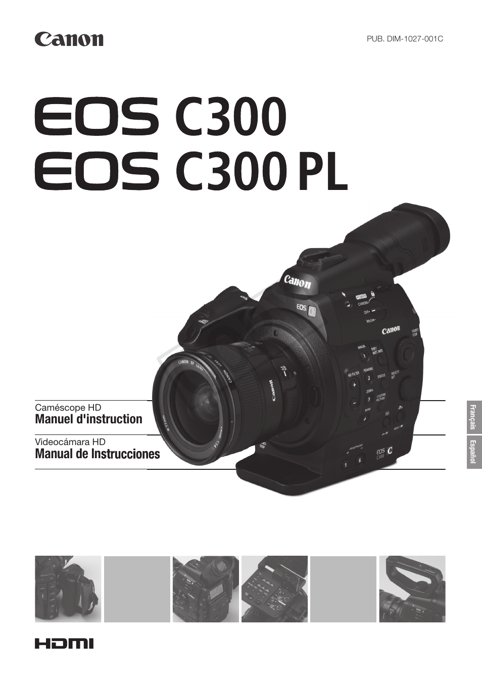 Canon EOS C300 Manuel d'utilisation | Pages: 189