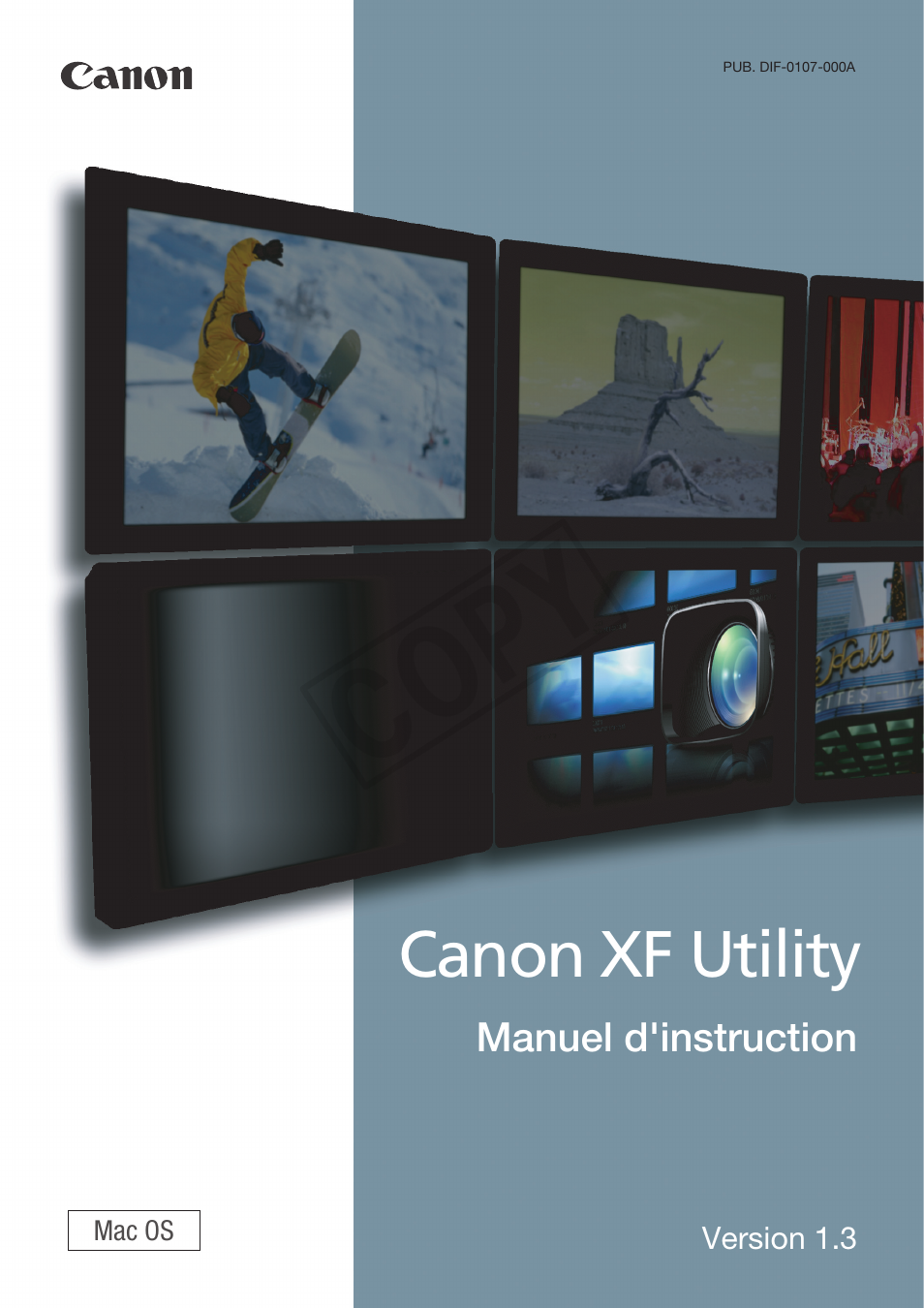 Canon XF105 Manuel d'utilisation | Pages: 38