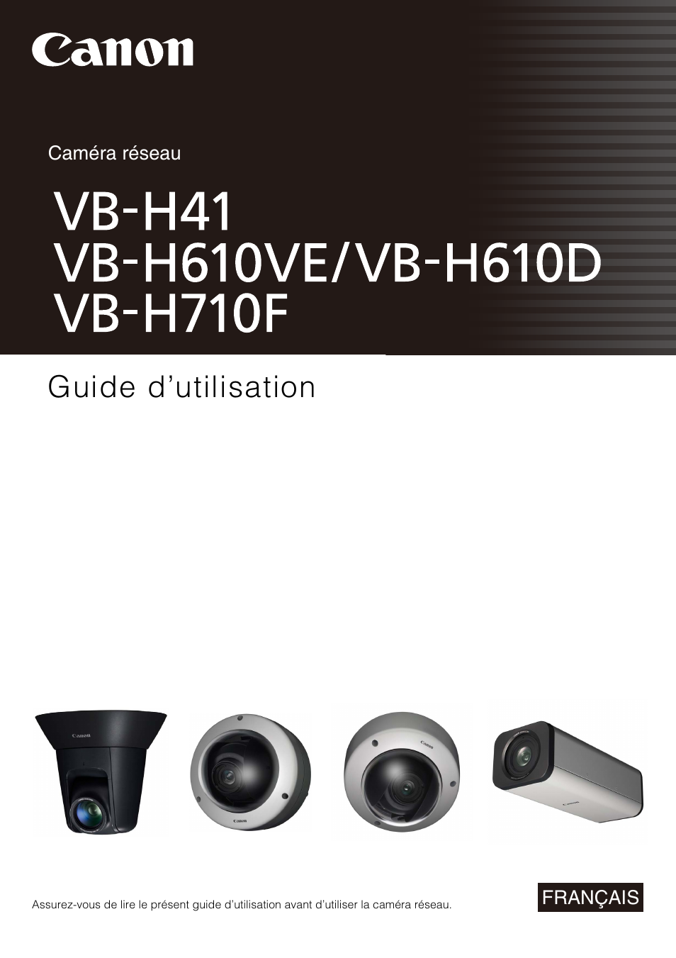 Canon VB-H41 Manuel d'utilisation | Pages: 177