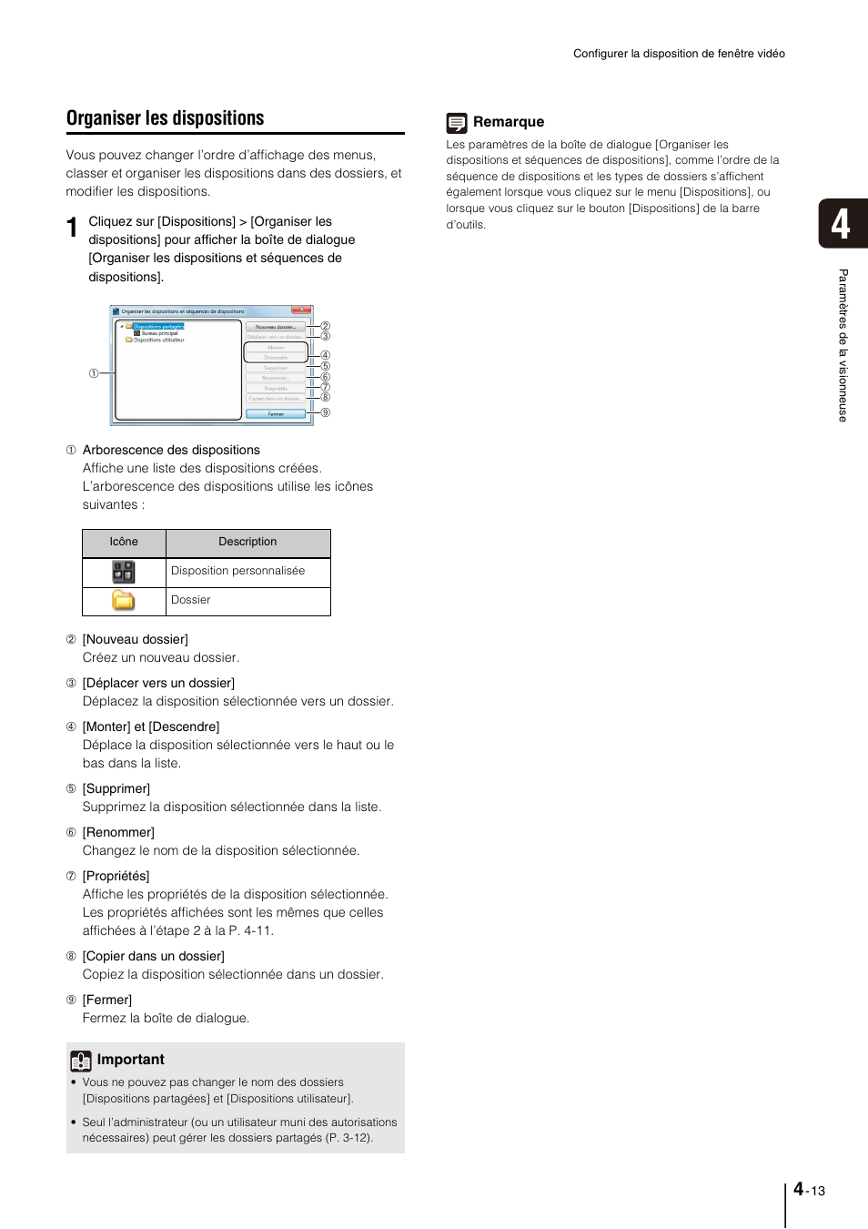 Organiser les dispositions, Organiser les dispositions -13 | Canon RM-Software Manuel d'utilisation | Page 55 / 104