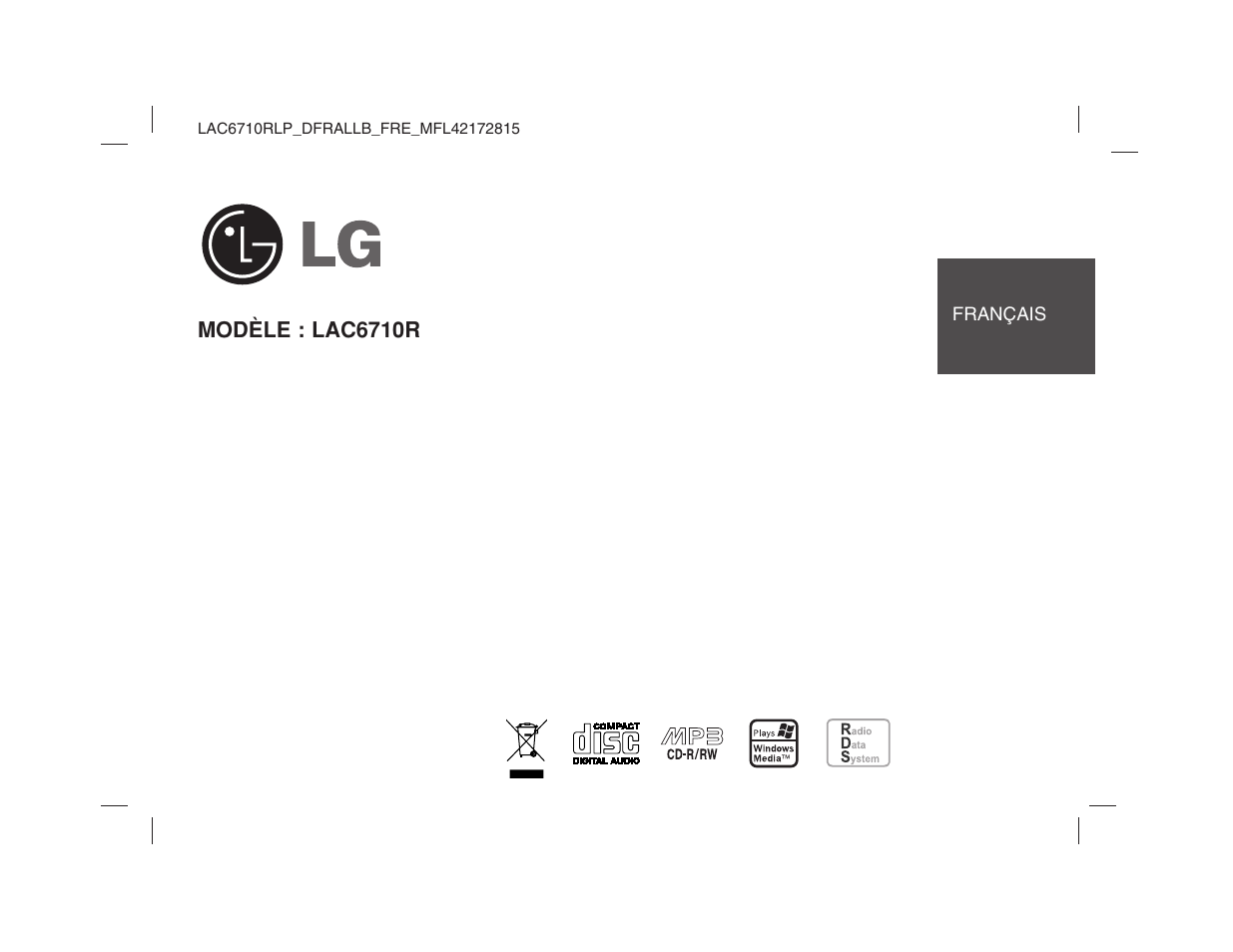 LG LAC6710R Manuel d'utilisation | Pages: 12