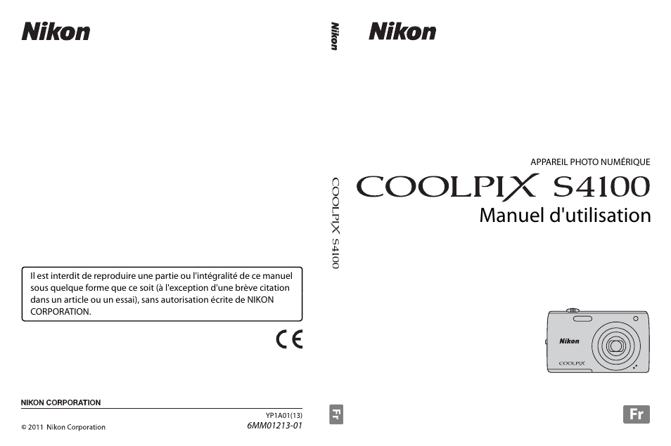 Nikon Coolpix S4100 Manuel d'utilisation | Pages: 208