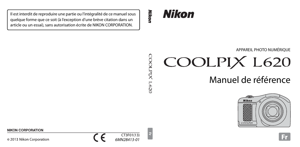 Nikon COOLPIX-L620 Manuel d'utilisation | Pages: 212