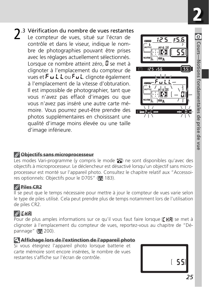 Nikon D70S Manuel d'utilisation | Page 35 / 219