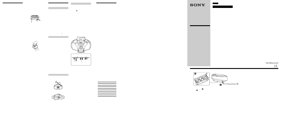 Sony CFD-S170L Manuel d'utilisation | Pages: 2
