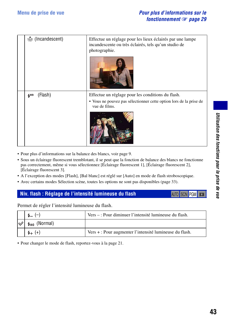 Sony DSC-T20 Manuel d'utilisation | Page 43 / 122