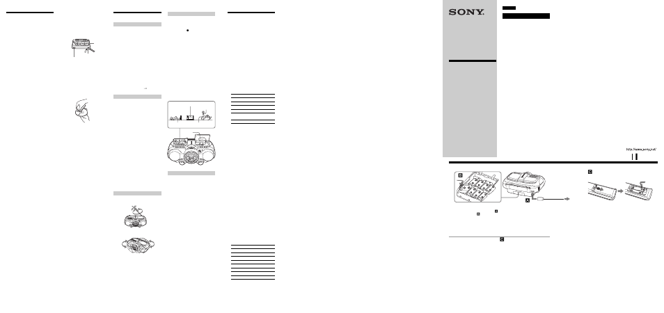 Sony CFD-G500 Manuel d'utilisation | Pages: 2