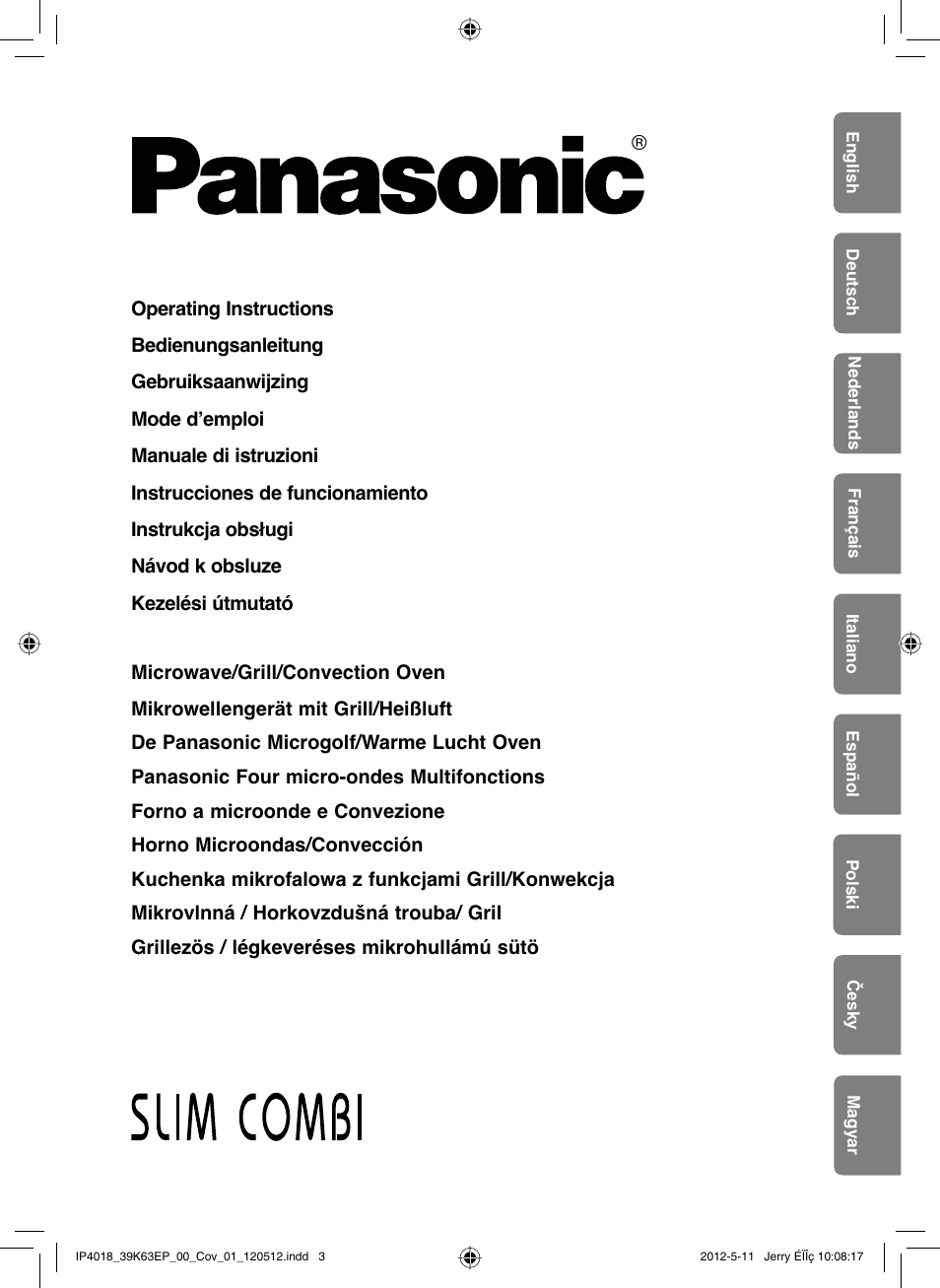Panasonic NNCD560M Manuel d'utilisation | Pages: 28