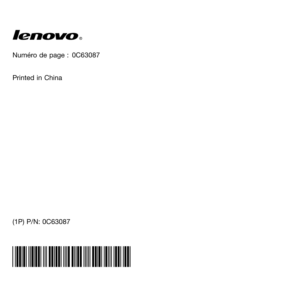 Lenovo ThinkPad Tablet 2 Manuel d'utilisation | Page 8 / 8