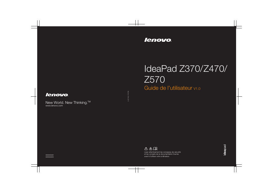 Lenovo IdeaPad Z370 Manuel d'utilisation | Pages: 68