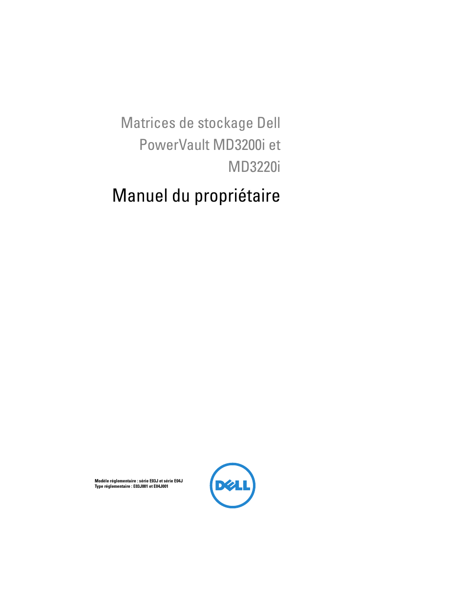 Dell PowerVault MD3220i Manuel d'utilisation | Pages: 314