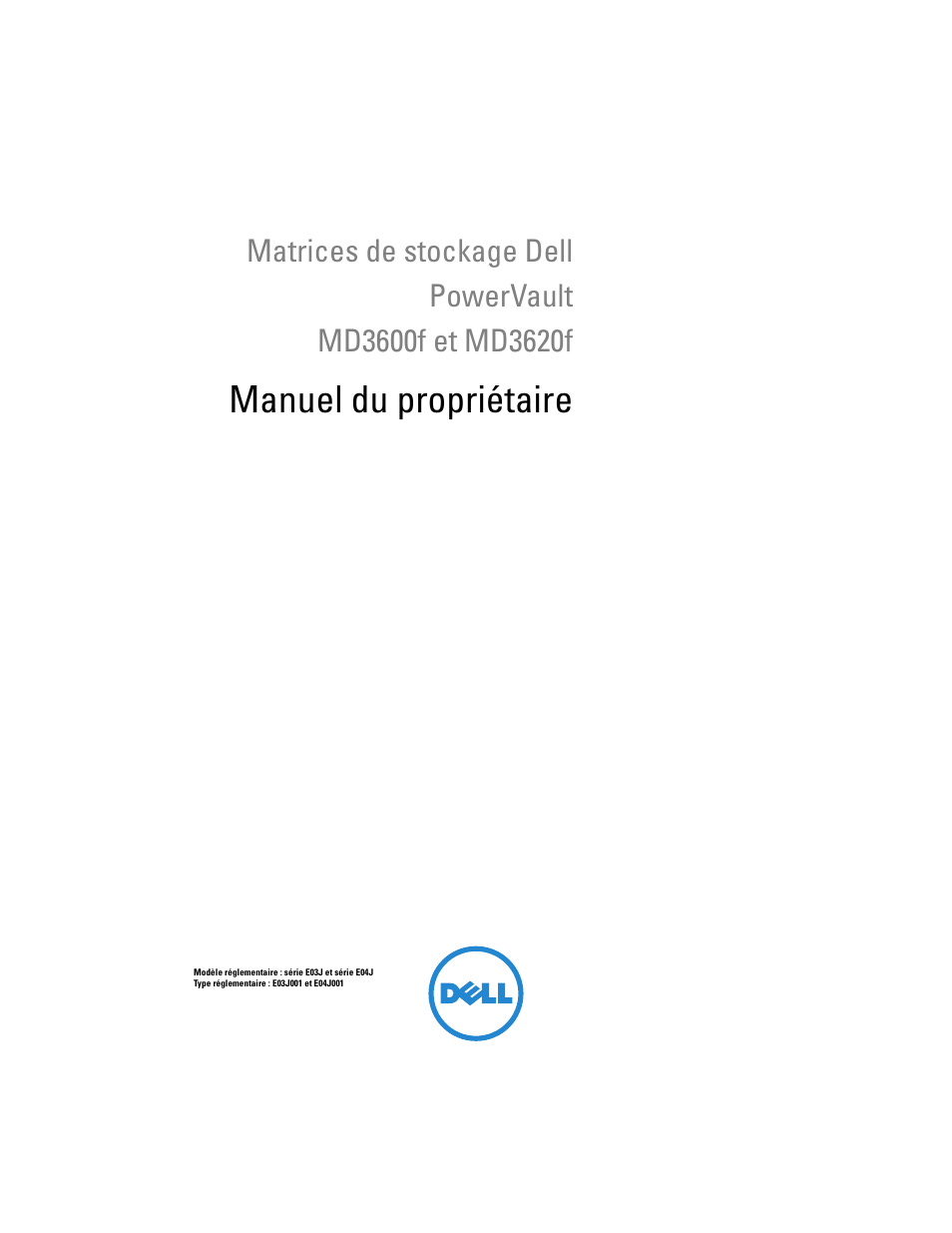 Dell POWERVAULT MD3600F Manuel d'utilisation | Pages: 344