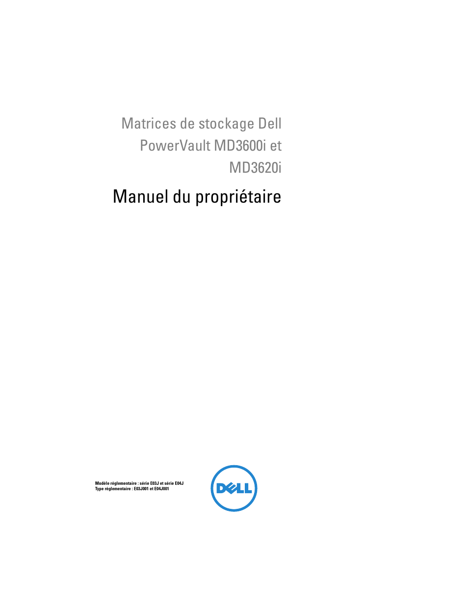 Dell POWERVAULT MD3620I Manuel d'utilisation | Pages: 318