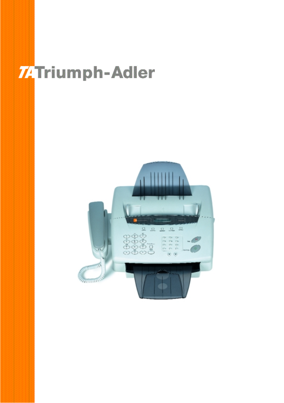 TA Triumph-Adler FAX 920 Manuel d'utilisation | Pages: 36