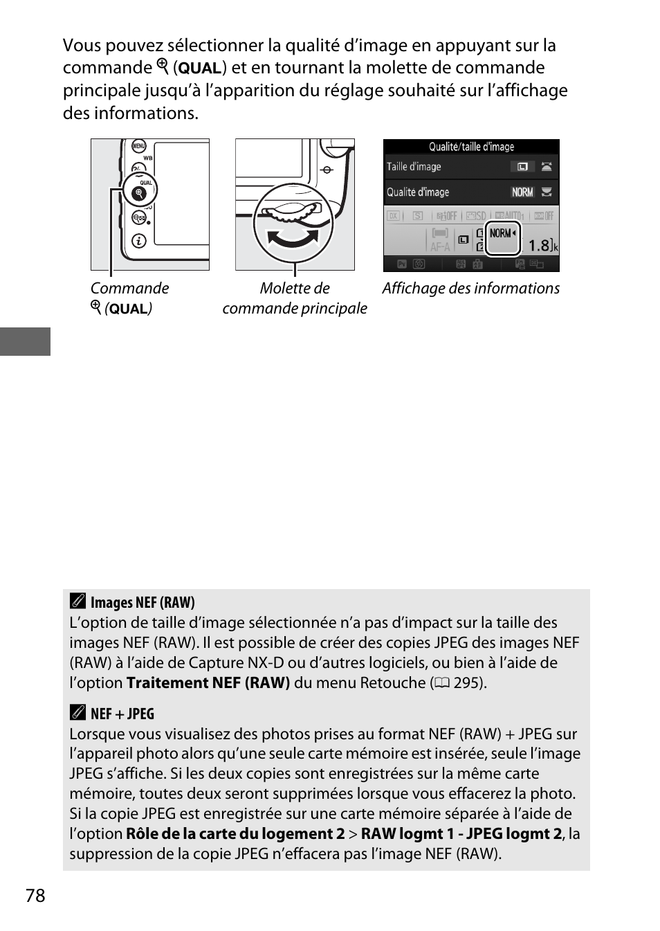 Nikon D7200 body Manuel d'utilisation | Page 102 / 420