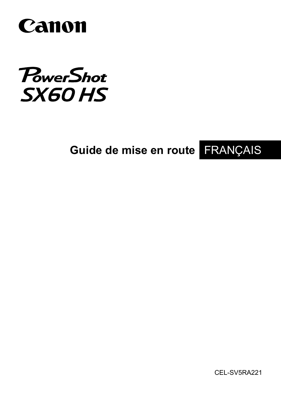 Canon PowerShot SX60 HS Manuel d'utilisation | Pages: 9